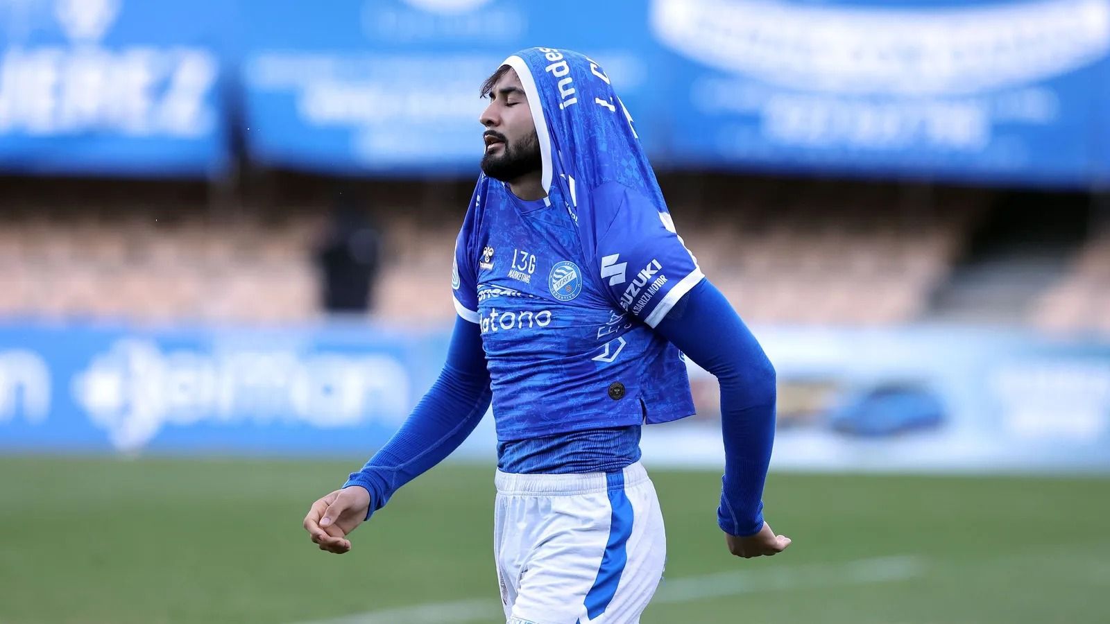 Ilias Charid, uno de los seis jugadores del Xerez DFC apercibidos de sanción.