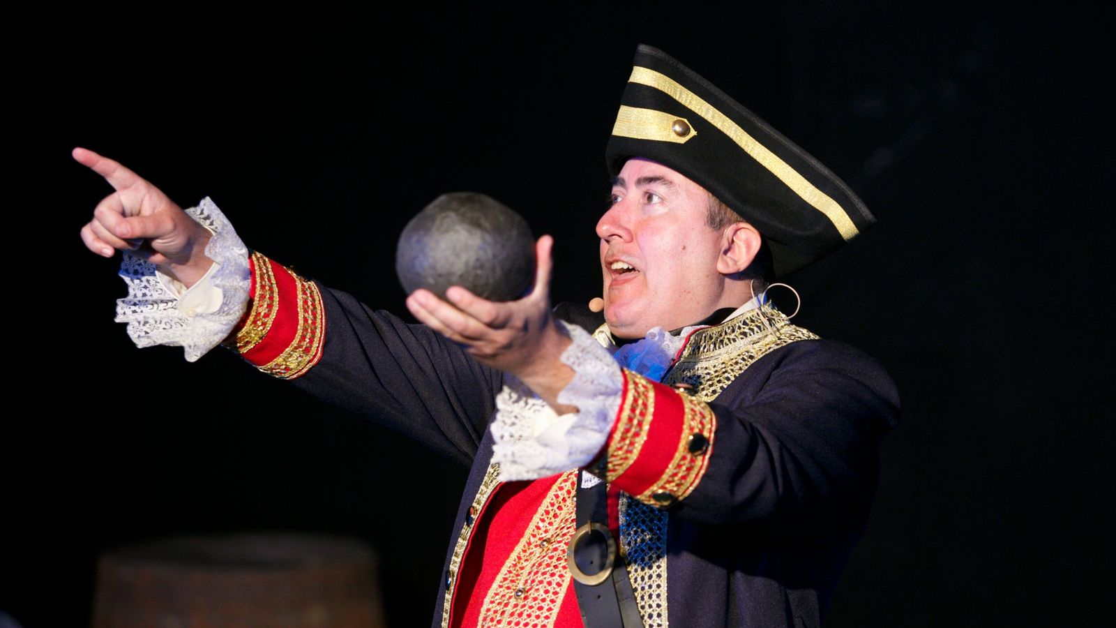 Representación de Bernardo de Gálvez en la batalla de Pensacola.