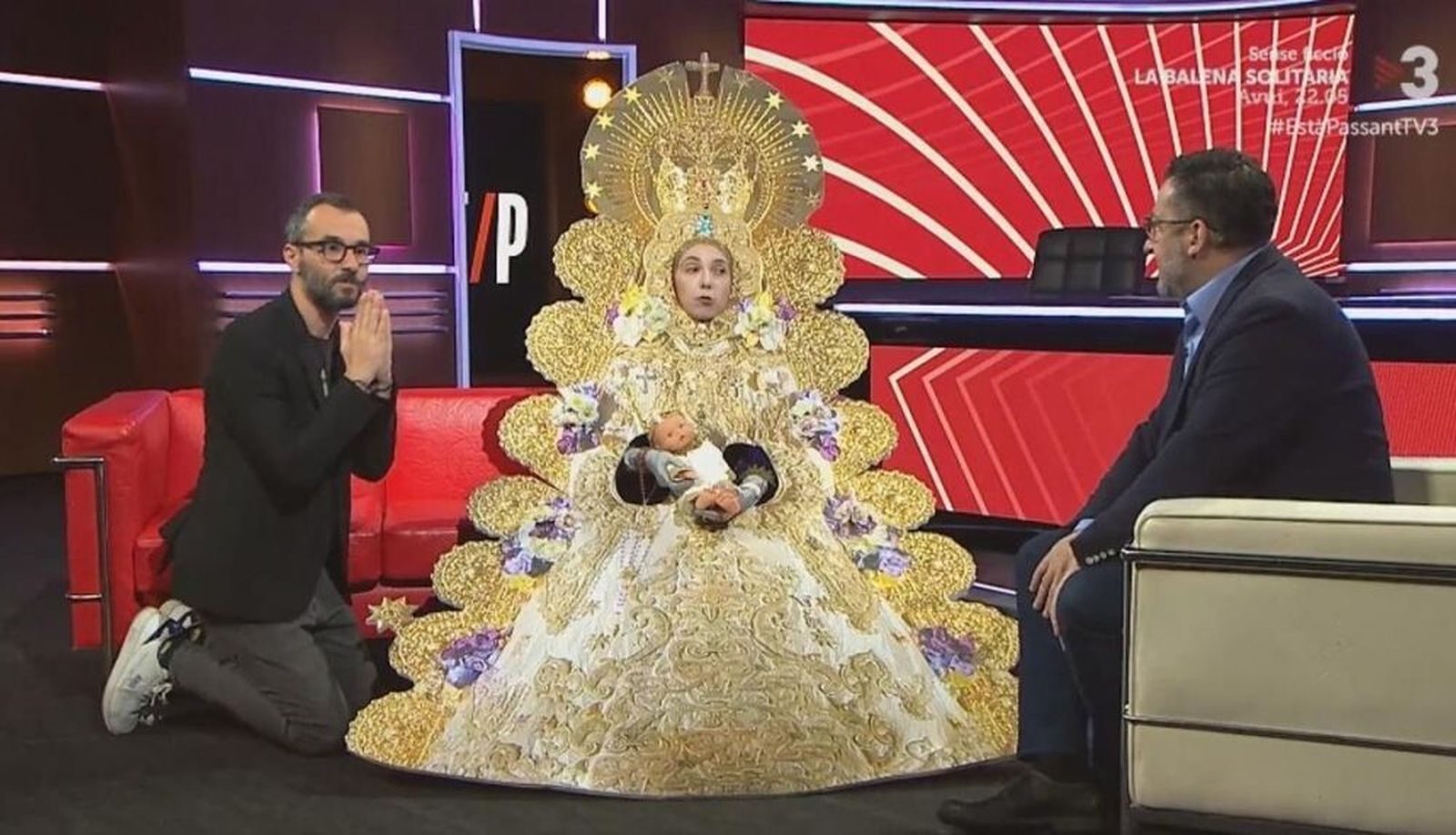El programa de TV3 cuando hizo la sátira de la imagen de la Virgen del Rocío.