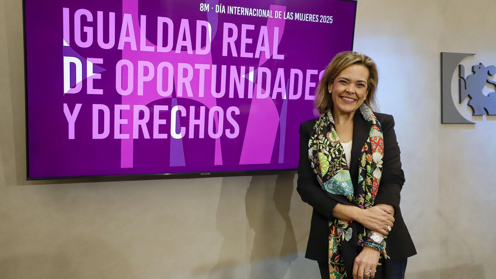 Auxiliadora Moreno, en la presentación de la campaña del 8M.