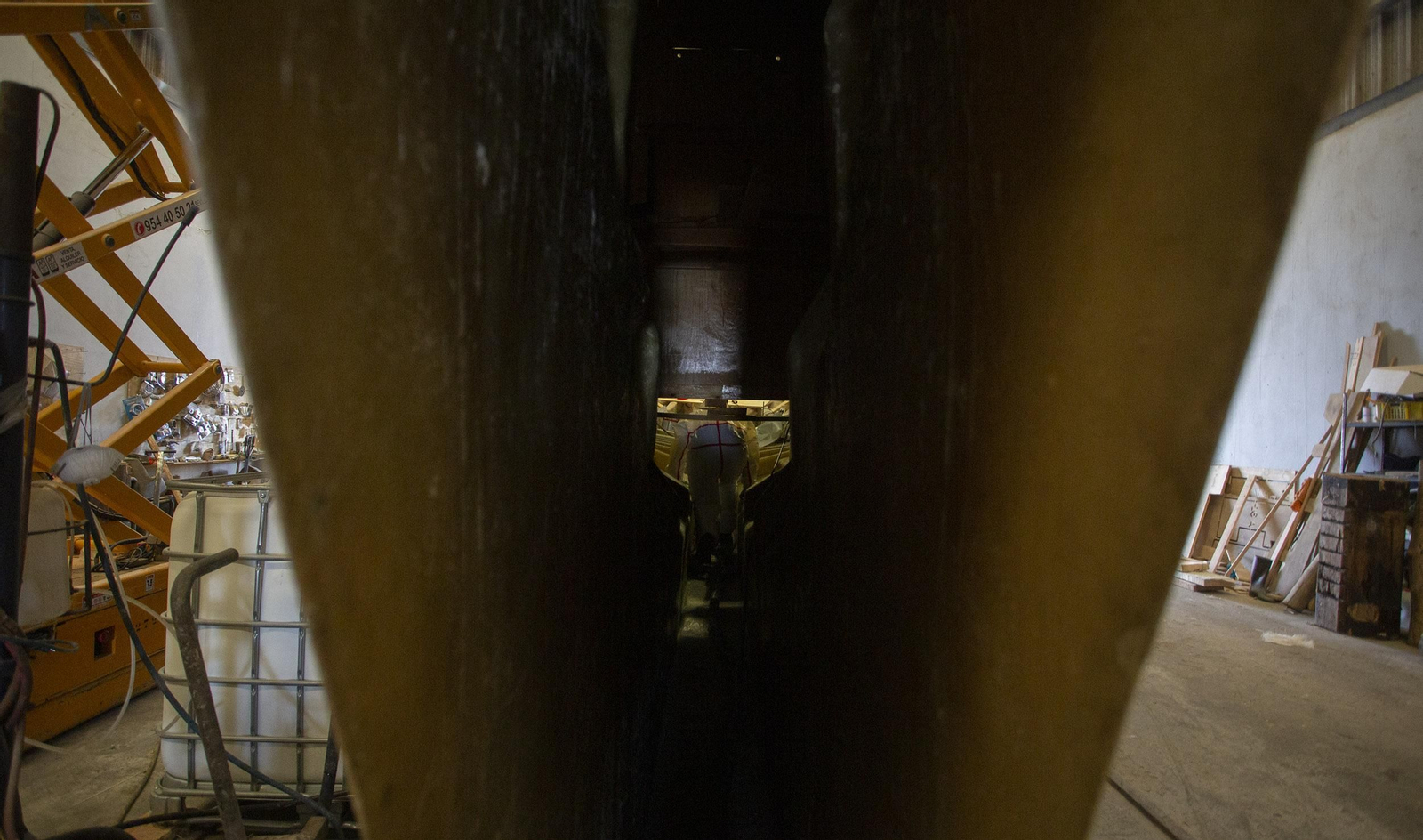 La Nao Victoria 500 se construye en un astillero de Punta Umbría