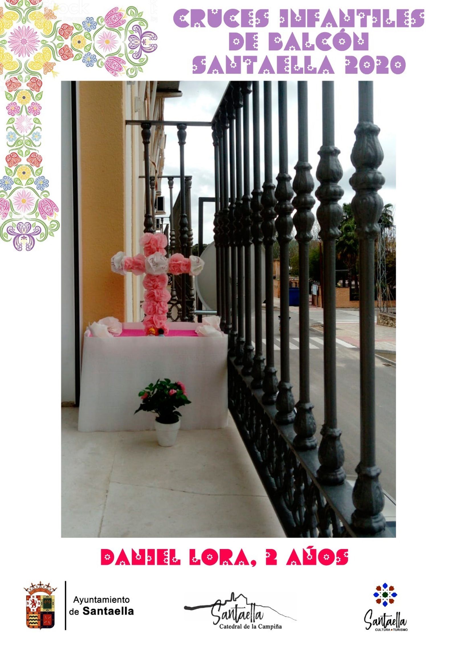 Así son las Cruces de Mayo de los niños de Santaella