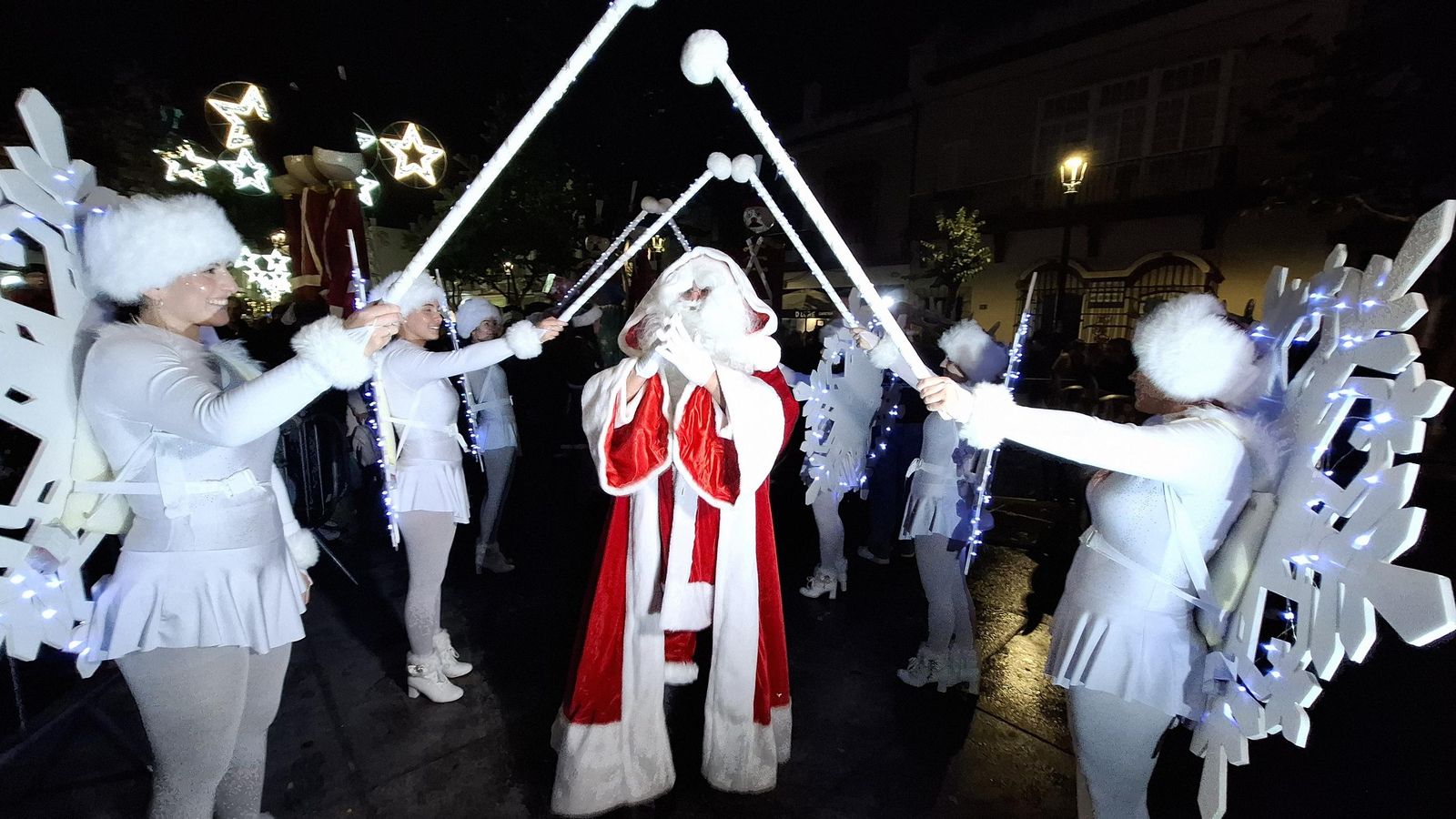 Papá Noel llegó a Puerto Real