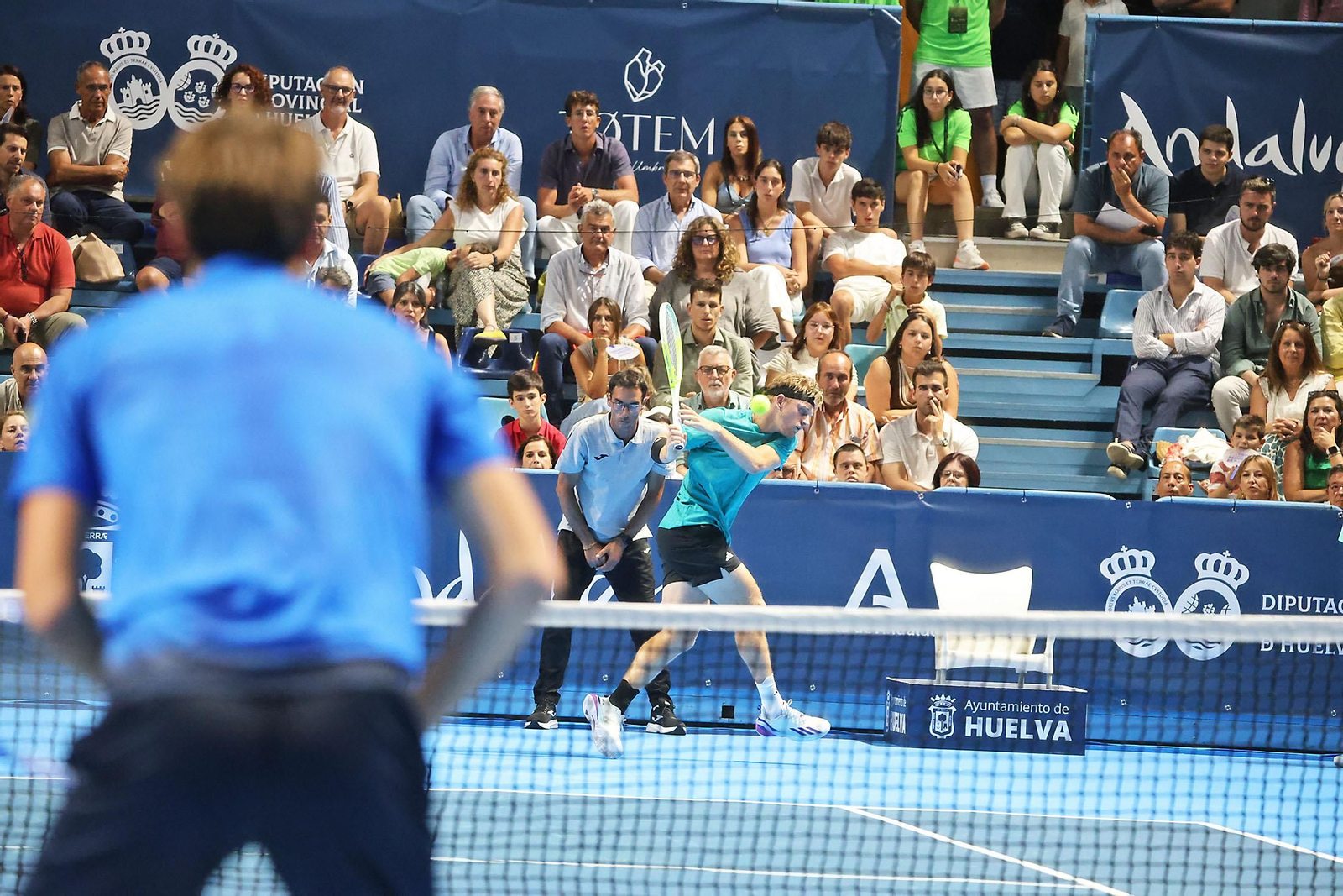 Imágenes de la final masculina de la Copa del Rey de tenis entre Daniil Medvedev y Alejandro Davidovich