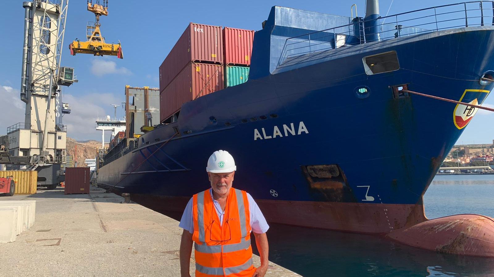 Sebastián en el puerto