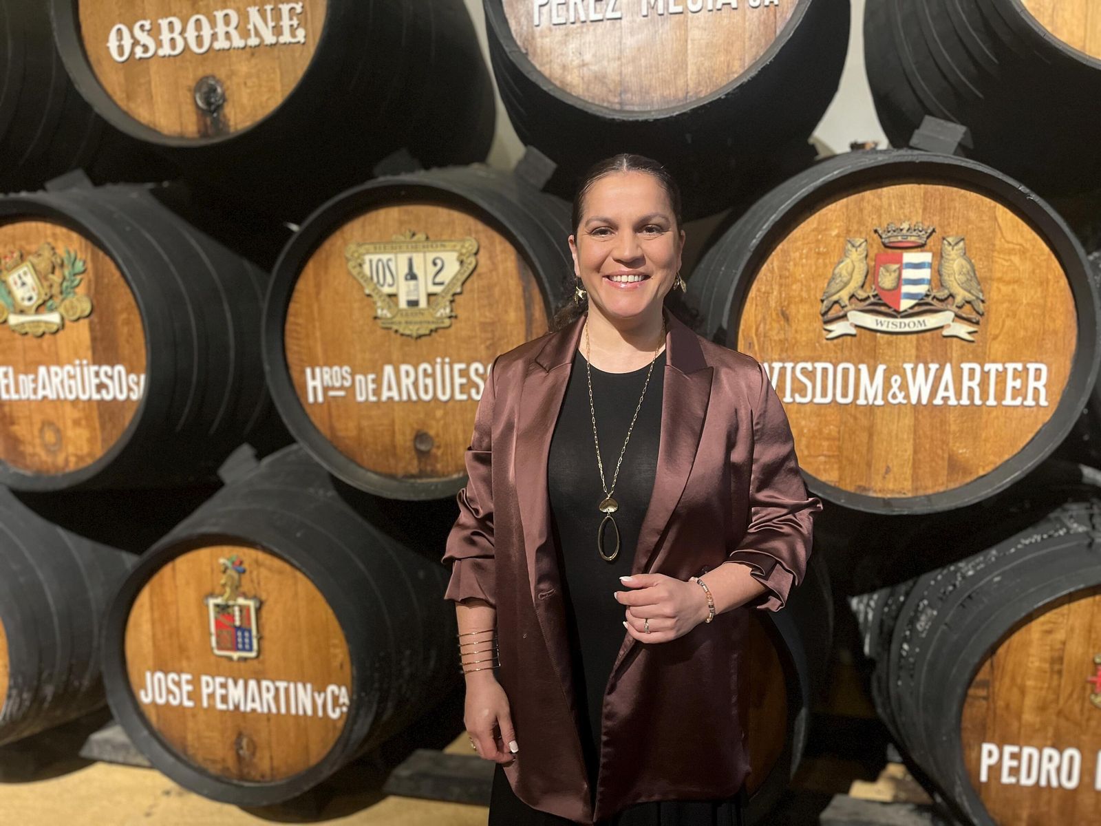 Soraya Clavijo, el pasado viernes en San Ginés.