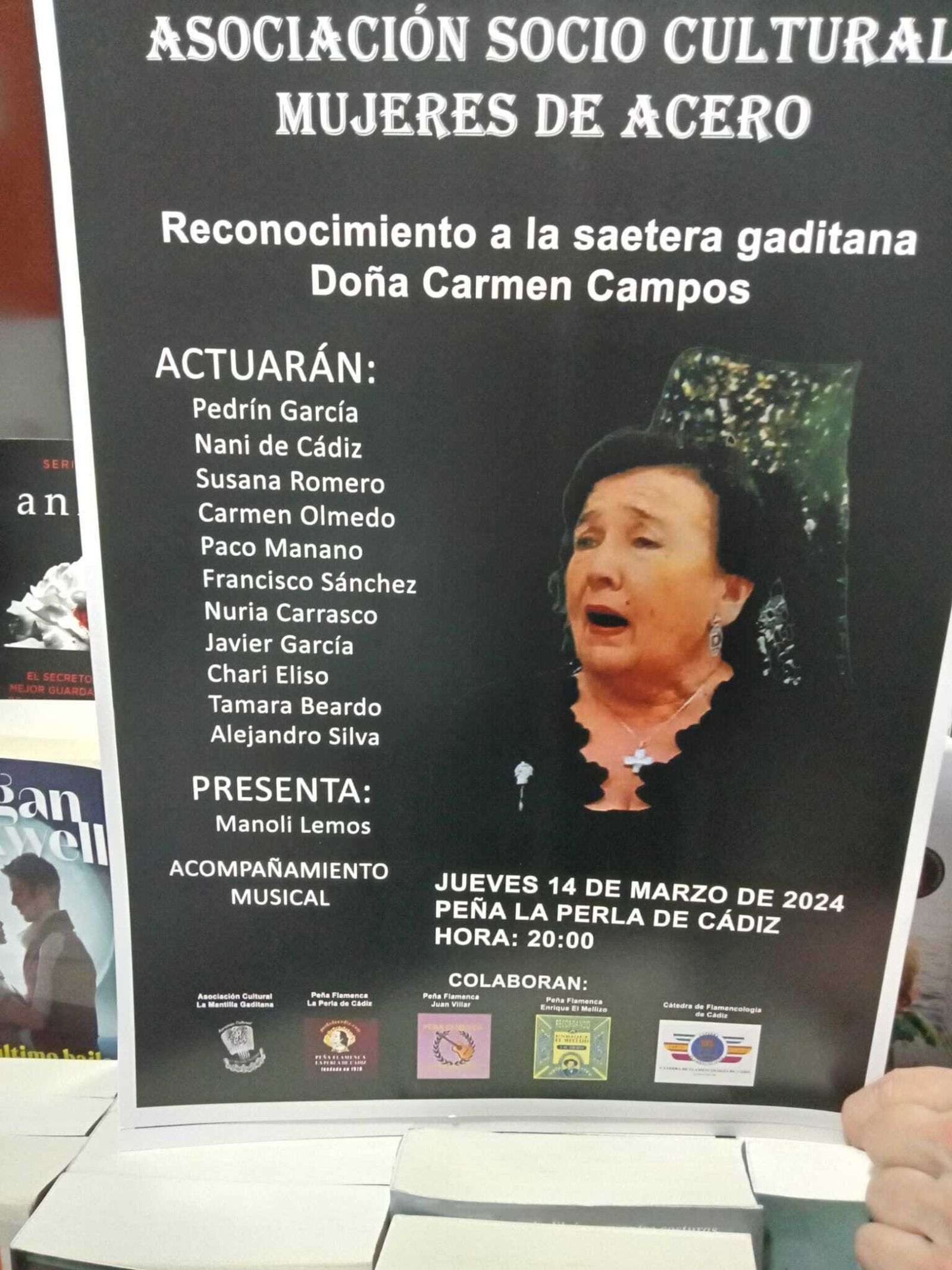 La saetera Carmen Campos.
