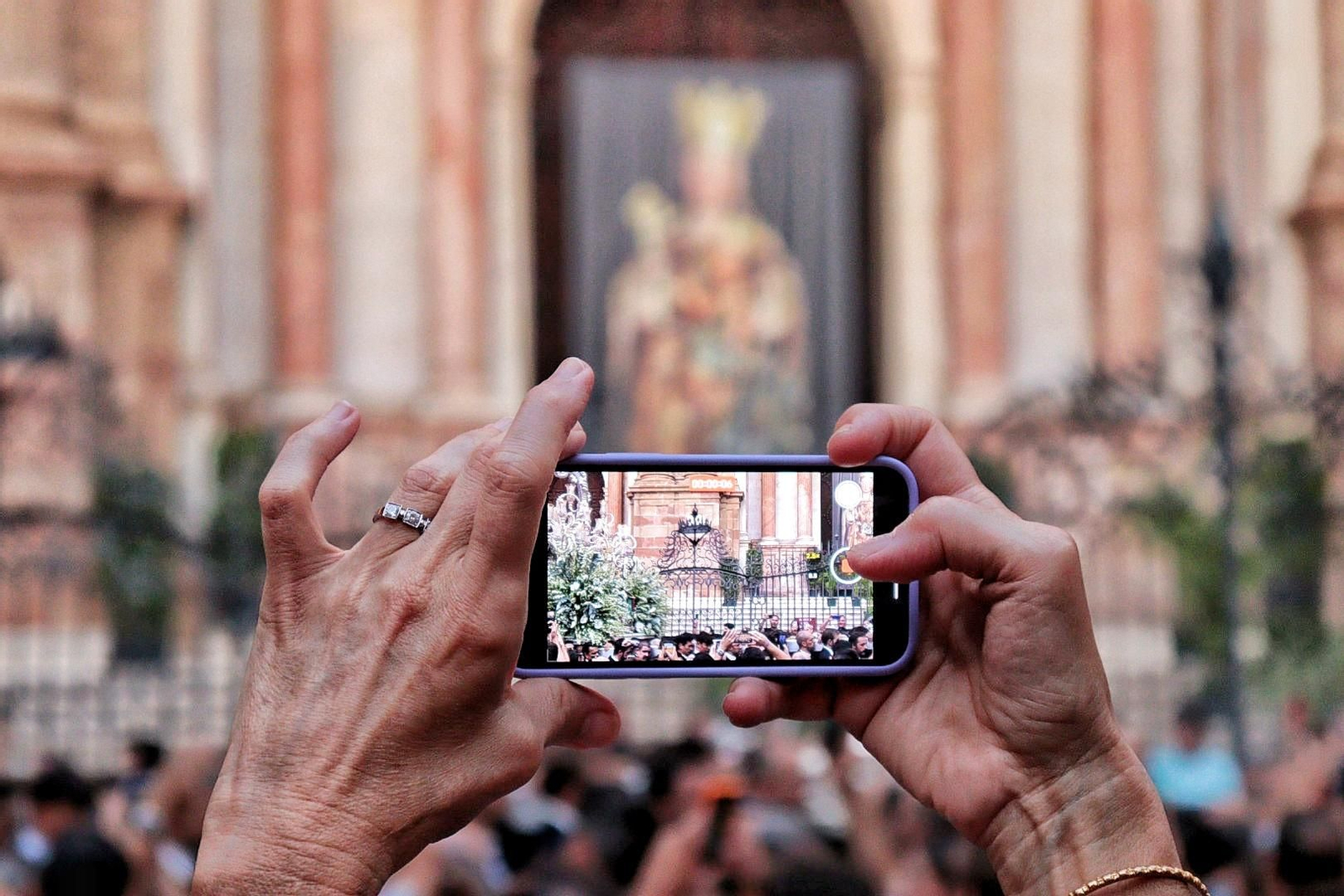 La procesión de la Virgen de la Victoria, en fotos