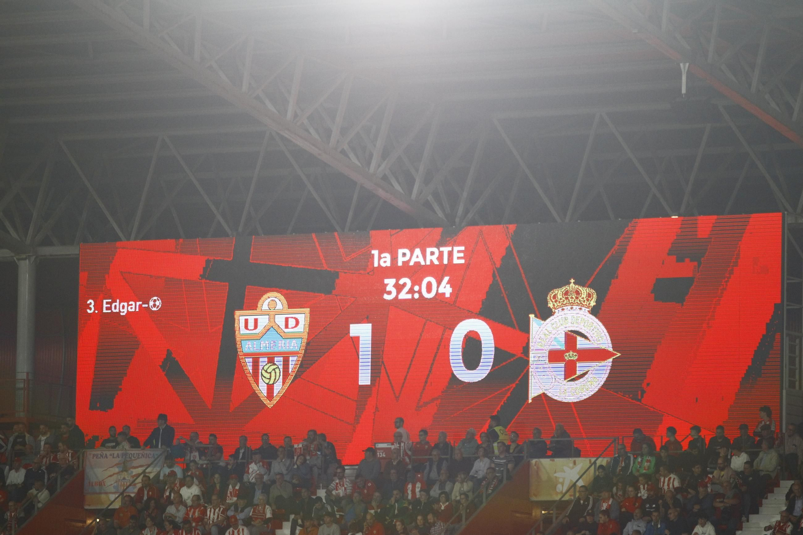 El partido U.D. Almería-Deportivo de La Coruña, en imágenes