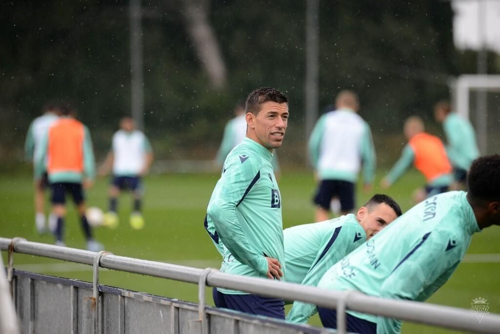 Rubén Alcaraz en un entrenamiento.
