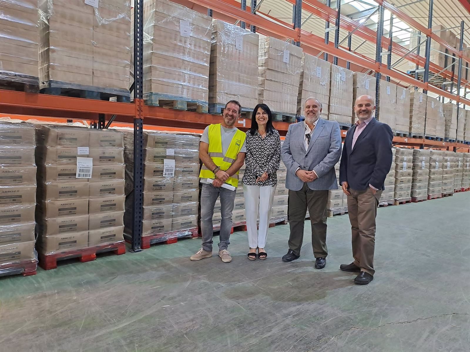 Visita al Banco de Alimentos de Granada