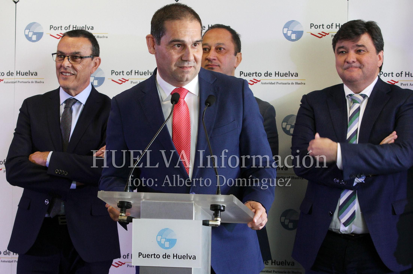 Inauguración de la Nueva Lonja del Puerto de Huelva, en imágenes