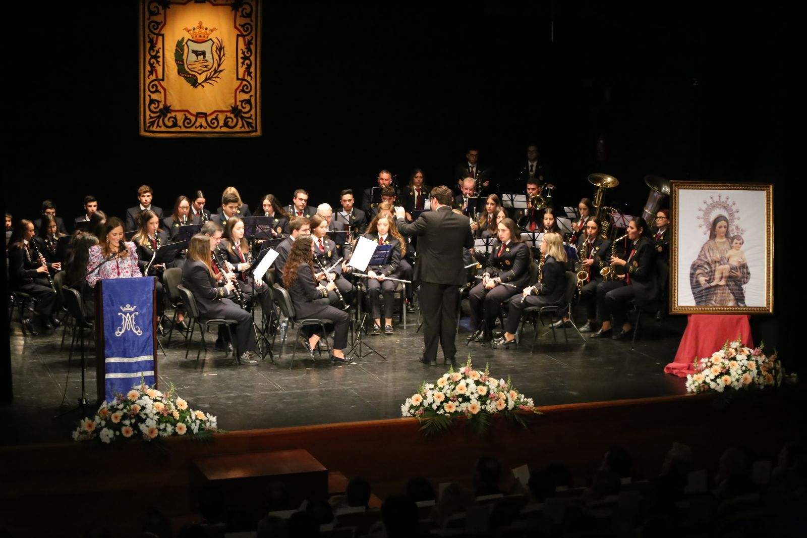 Un momento de pregón de Rosario García Cazorla.