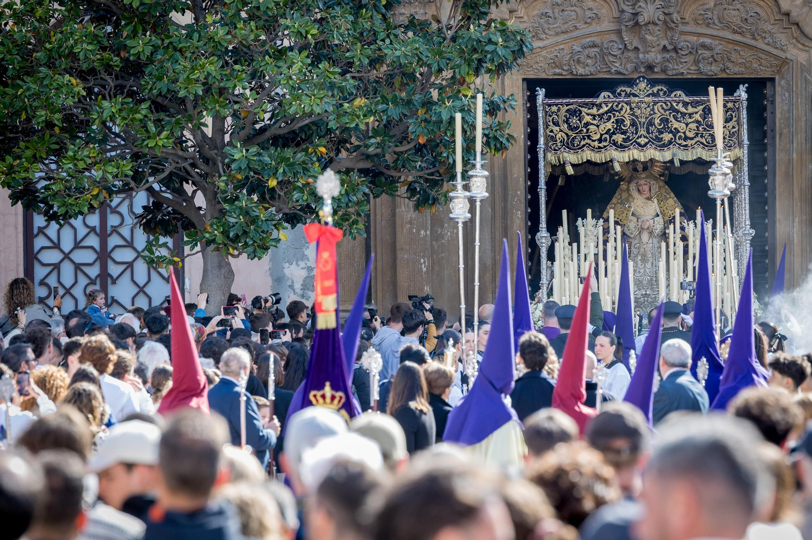 Imágenes de la salida de Columna en la Semana Santa de Cádiz 2025