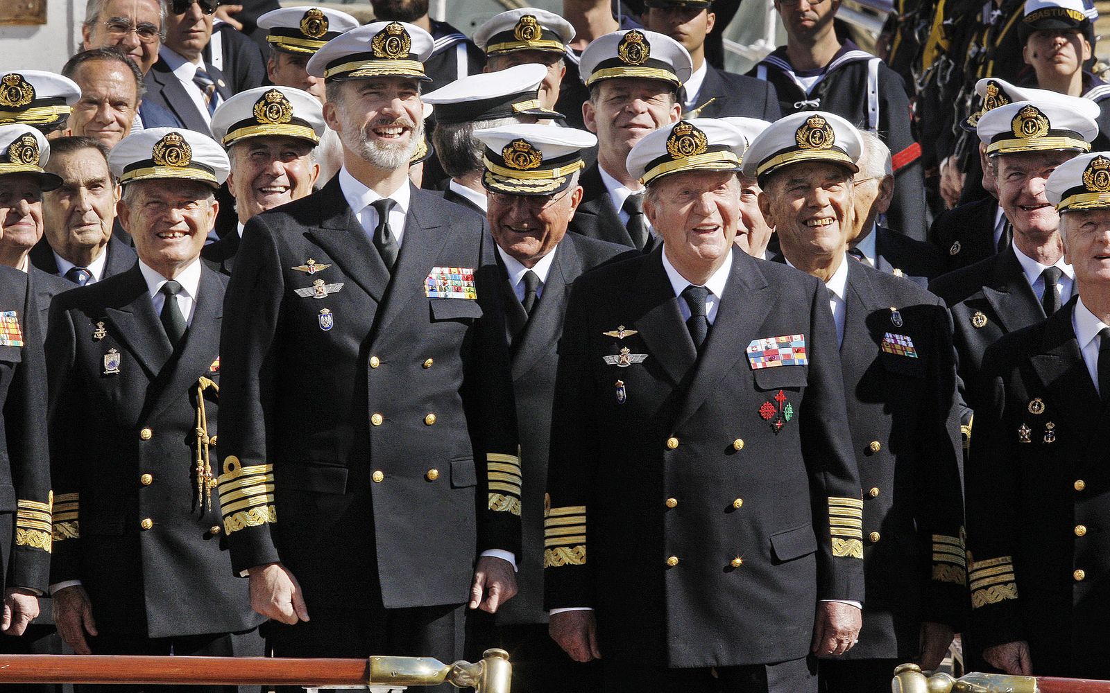 Visita de los Reyes al Juan Sebastián de Elcano
