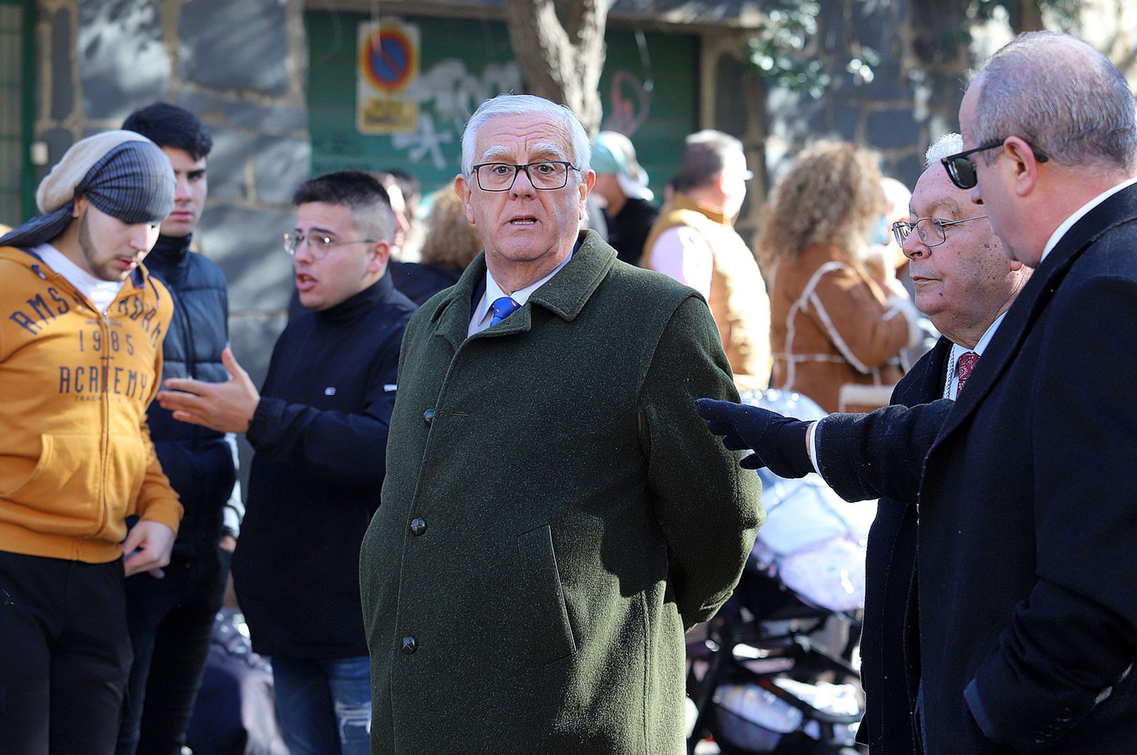Imágenes del ambiente en la procesión de San Sebastián