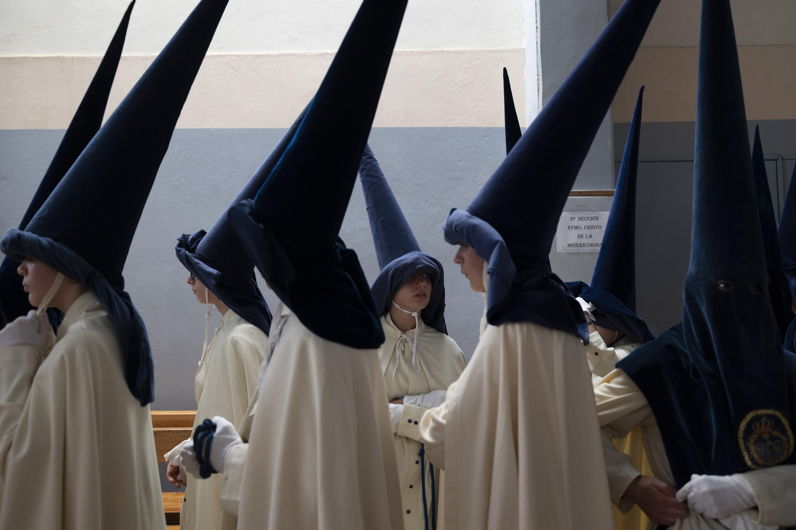 Las imágenes de la salida de la cofradía de La Palma en la Semana Santa 2023