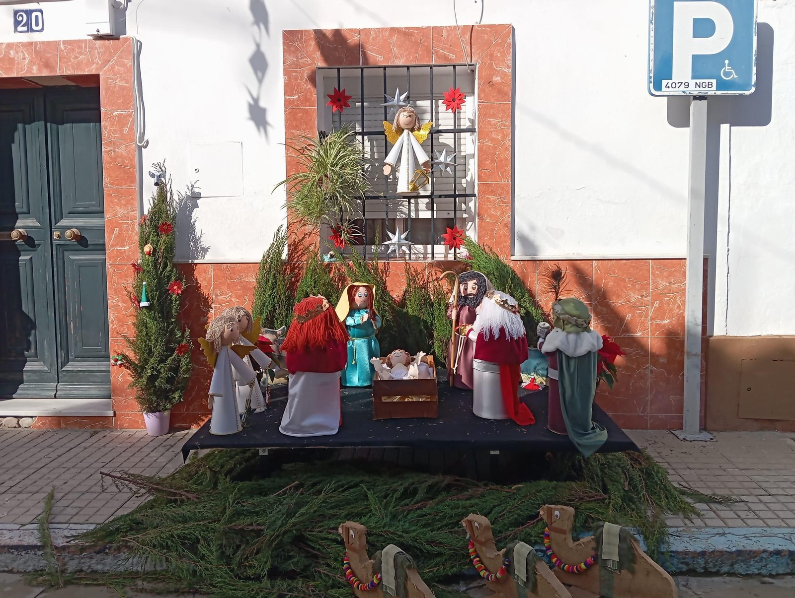 Las calles de Villafranca de Córdoba decoradas por Navidad
