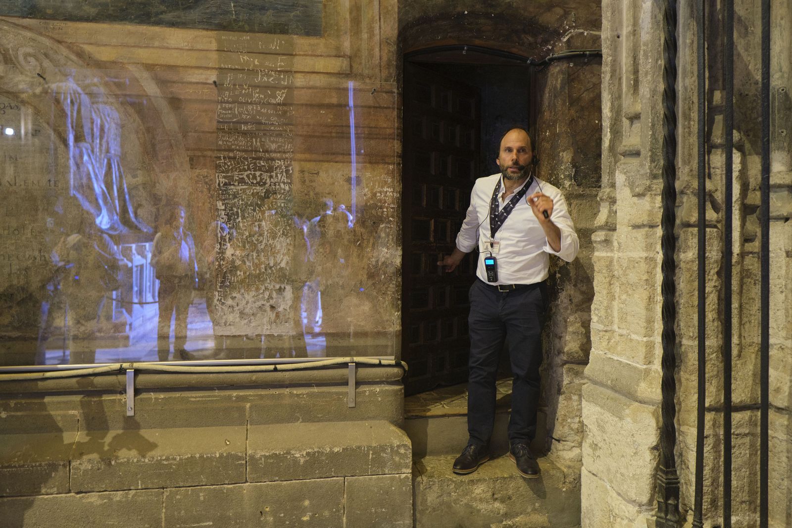 Recorrido de la visita por las cubiertas de la Catedral de Sevilla, al atardecer