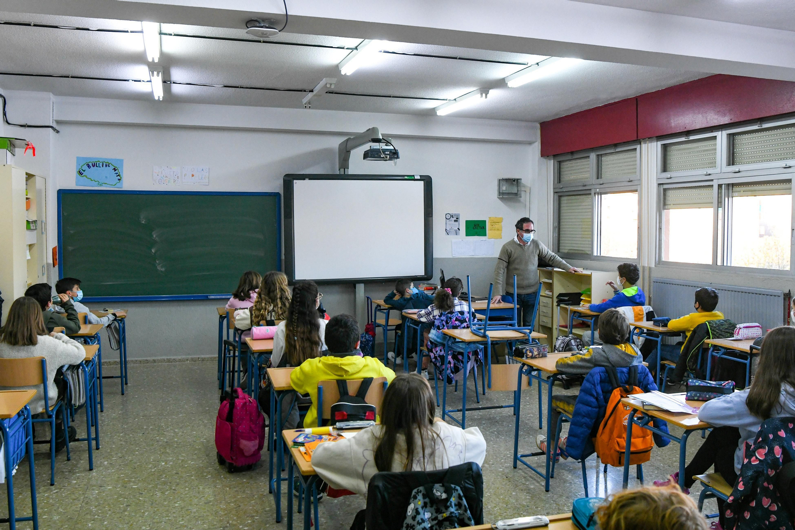 Aula de un colegio de Primaria