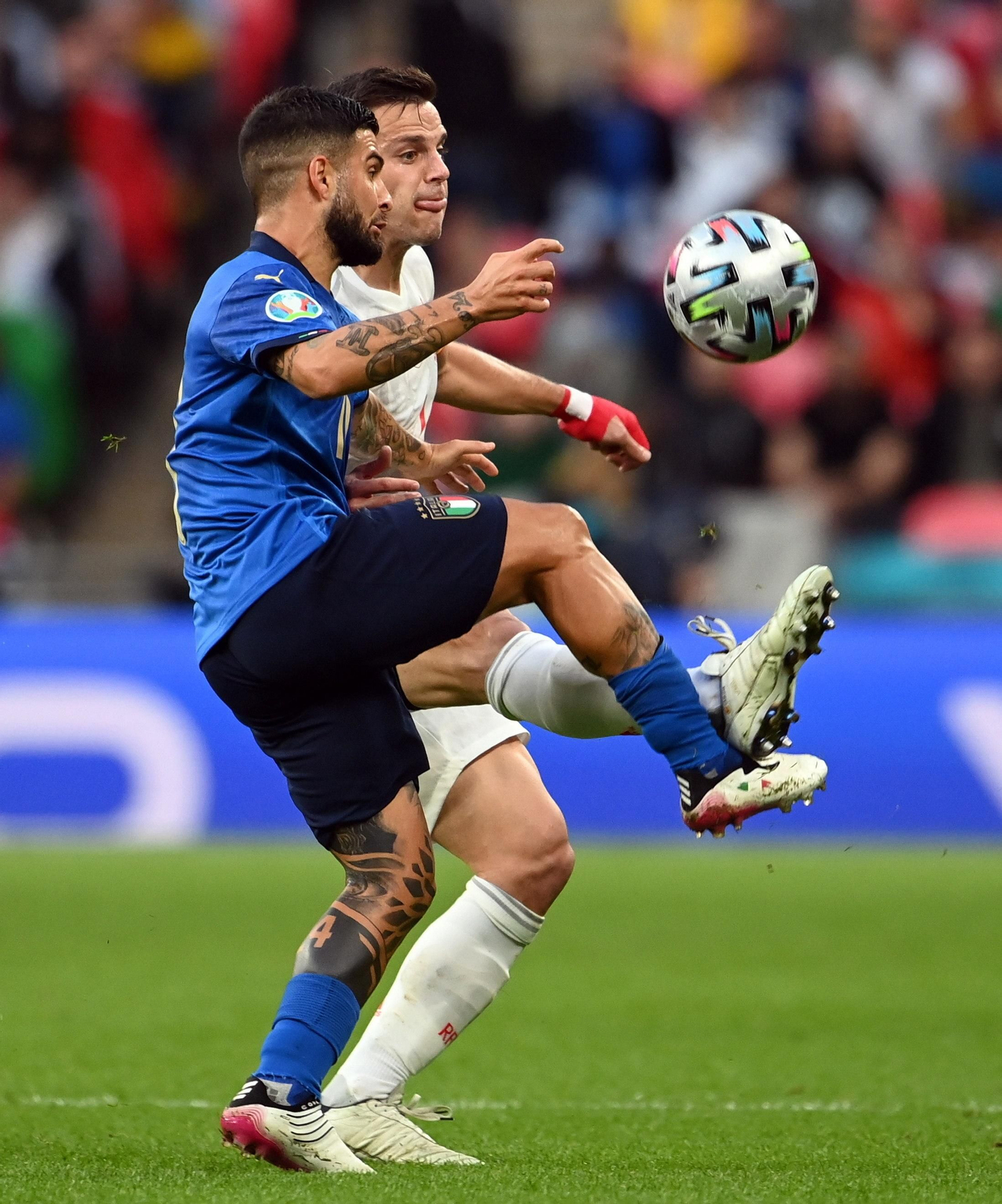 Las imágenes de la semifinal Italia-España de Eurocopa