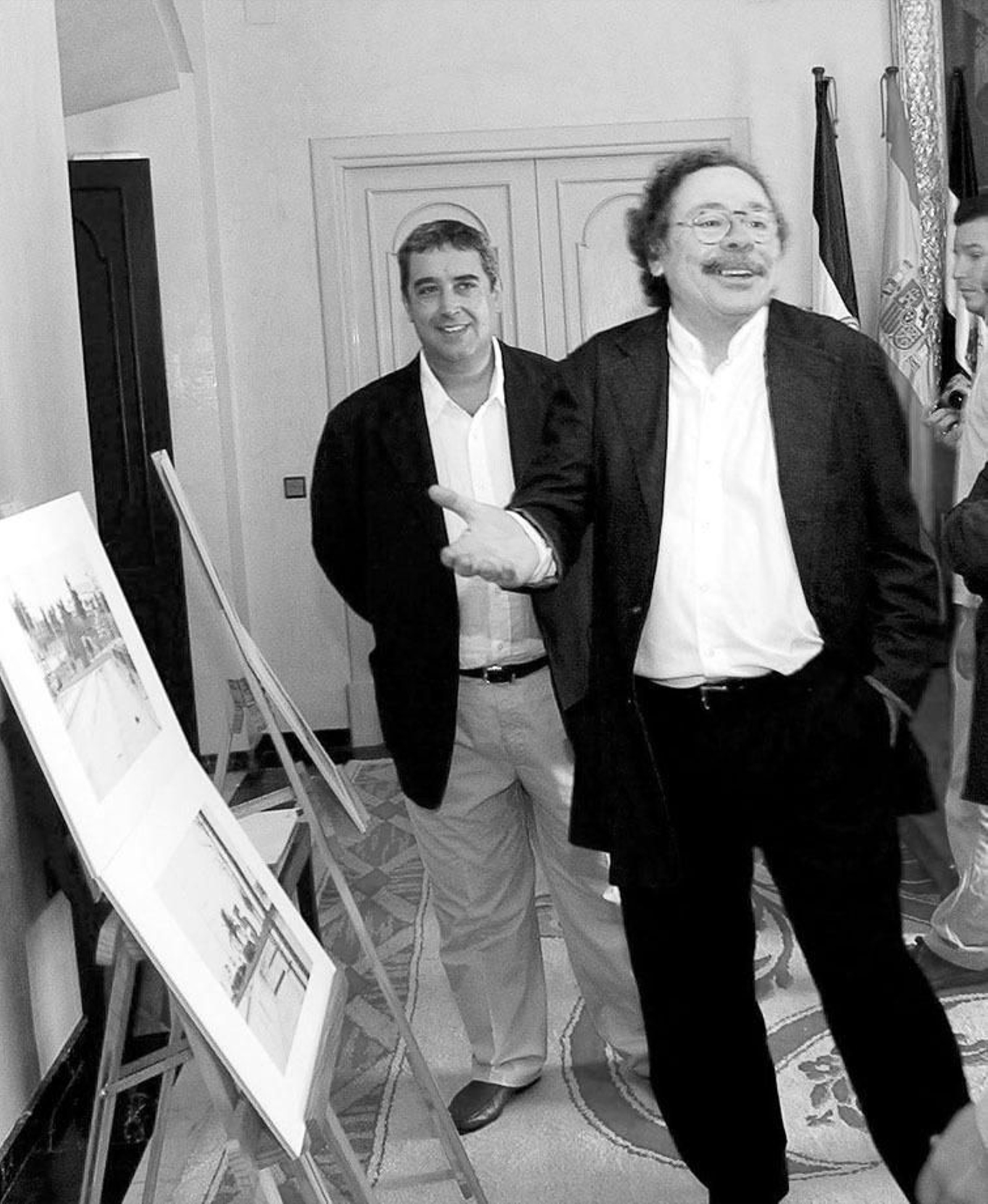 Alberto Corazón, en Jerez, en la presentación de sus diseños.