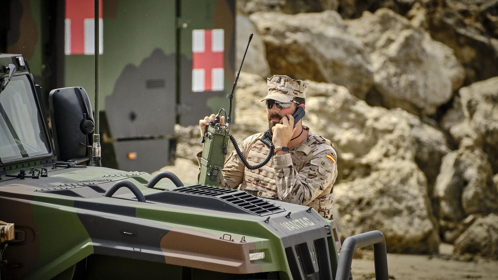 El Rey Felipe VI en las maniobras Flotex 2022