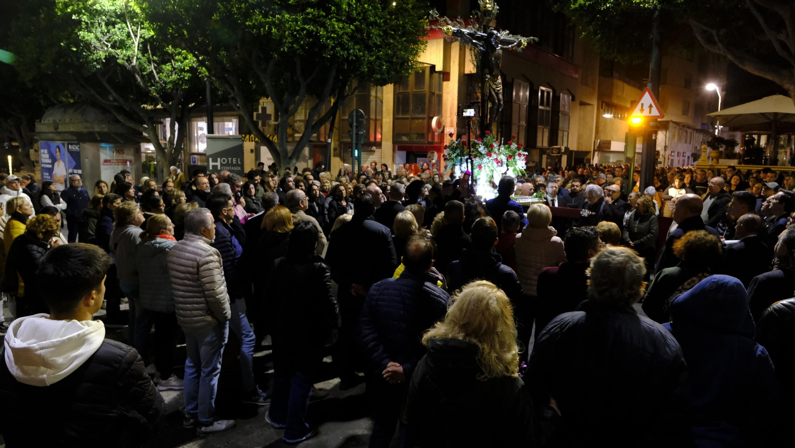 Las imágenes del Vía Crucis del Cristo de la Escucha
