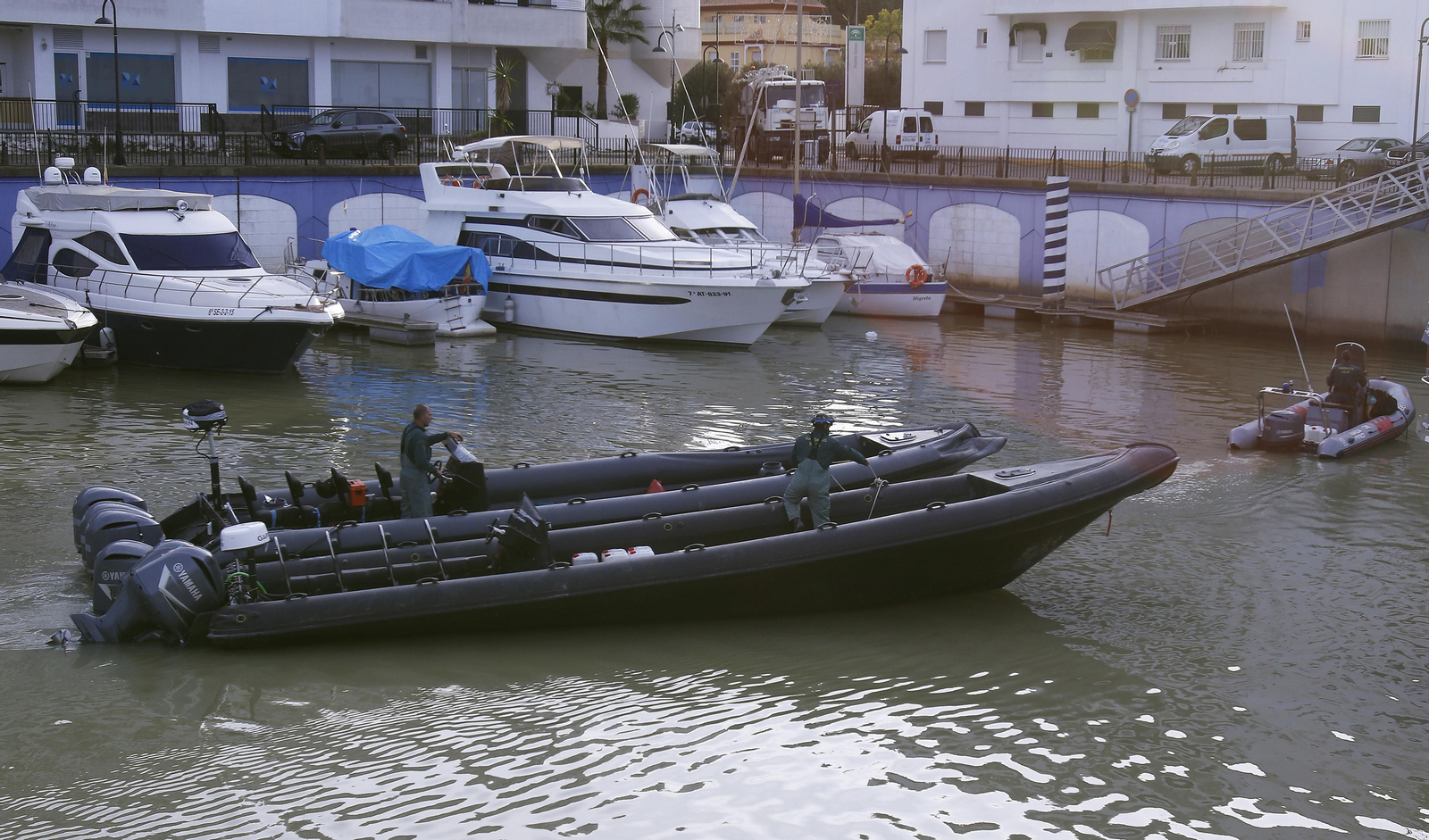 Intervenidas dos narcolanchas por la Guardia Civil en el Guadalquivir
