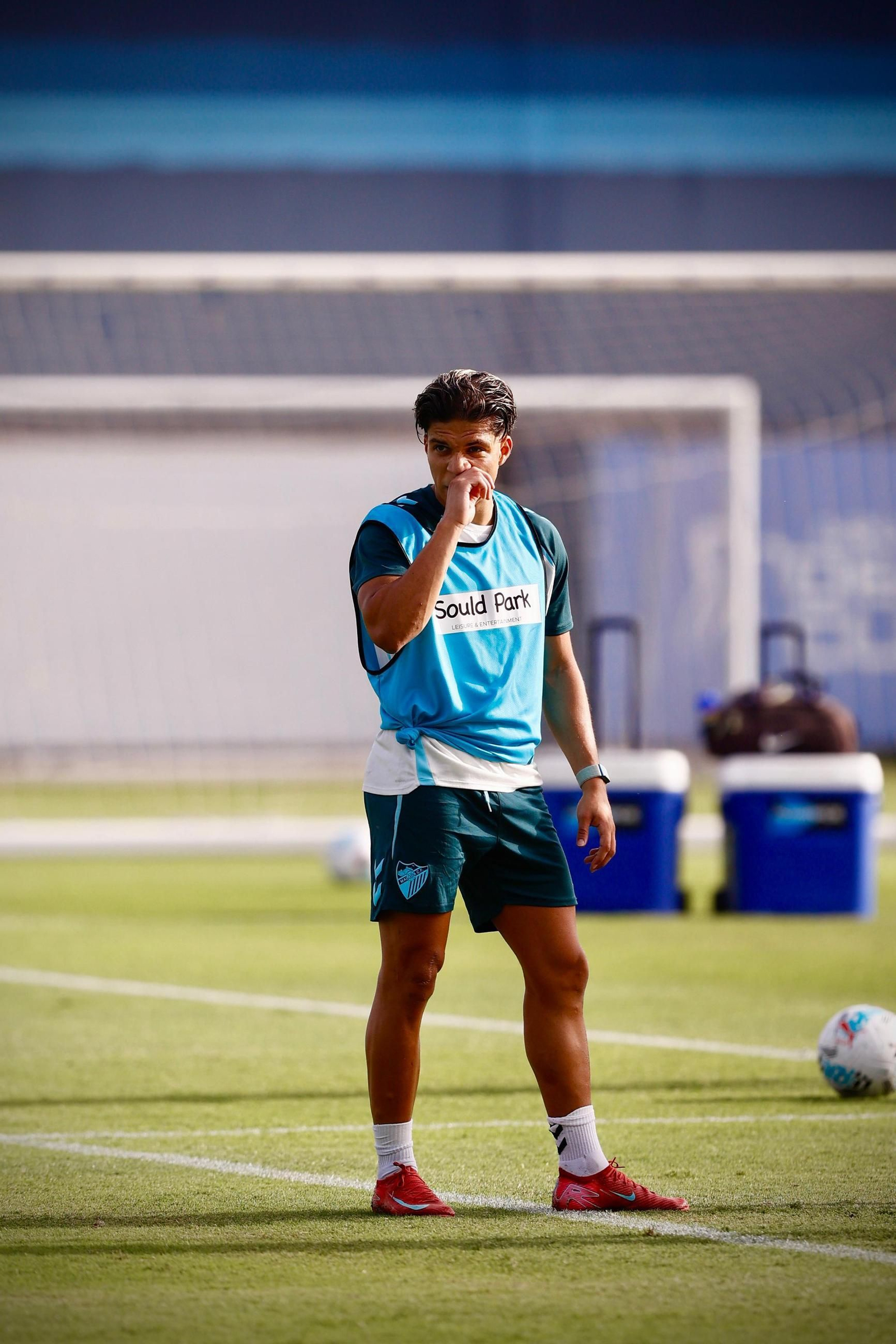 Haitam Abaida, "el mejor fichaje del Málaga", se entrena con el grupo
