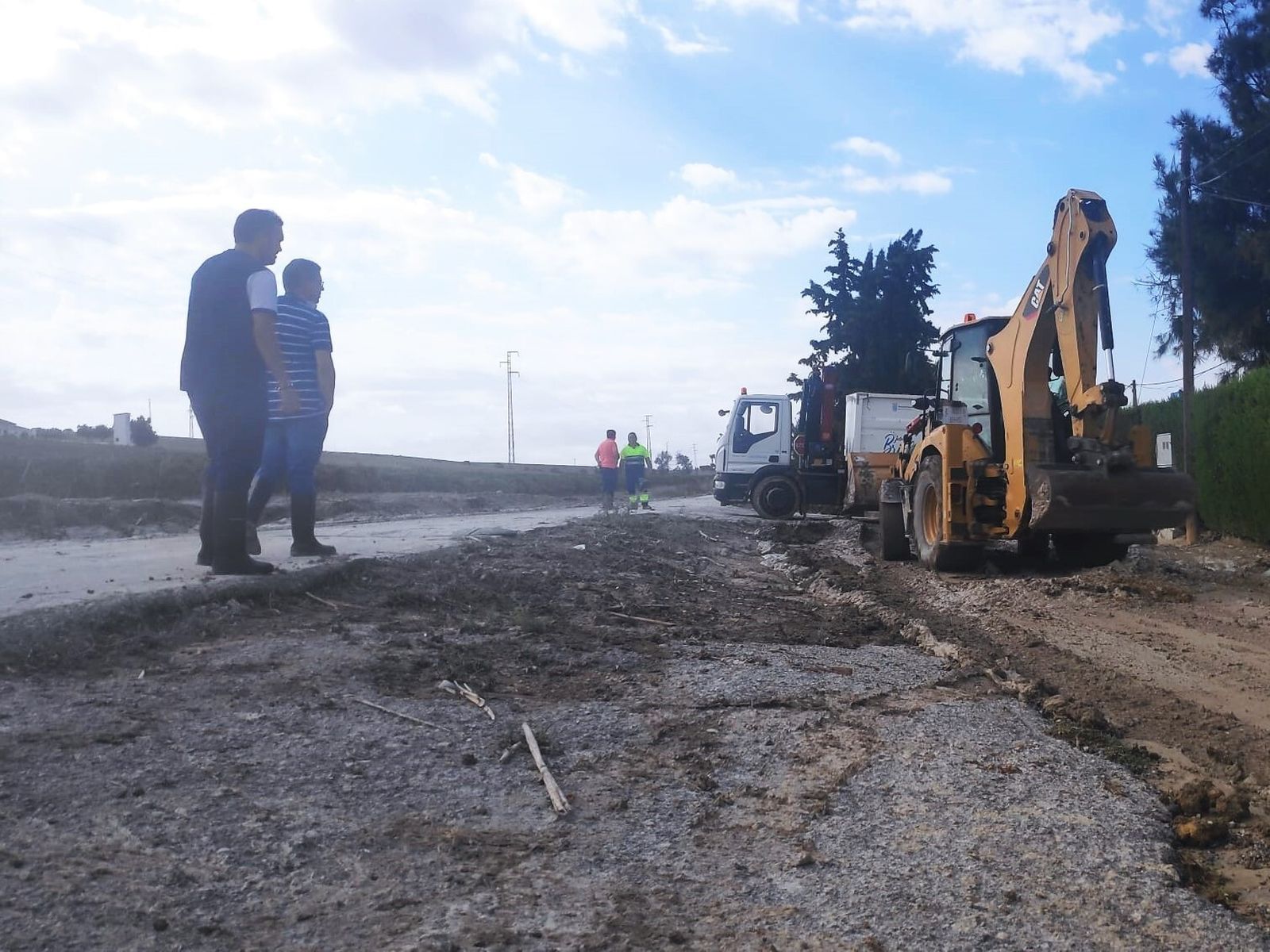 Una imagen de las labores de limpieza acometidas.