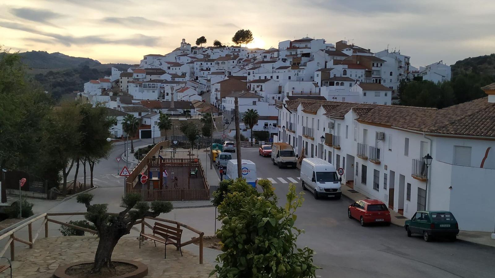 Una vista del pueblo