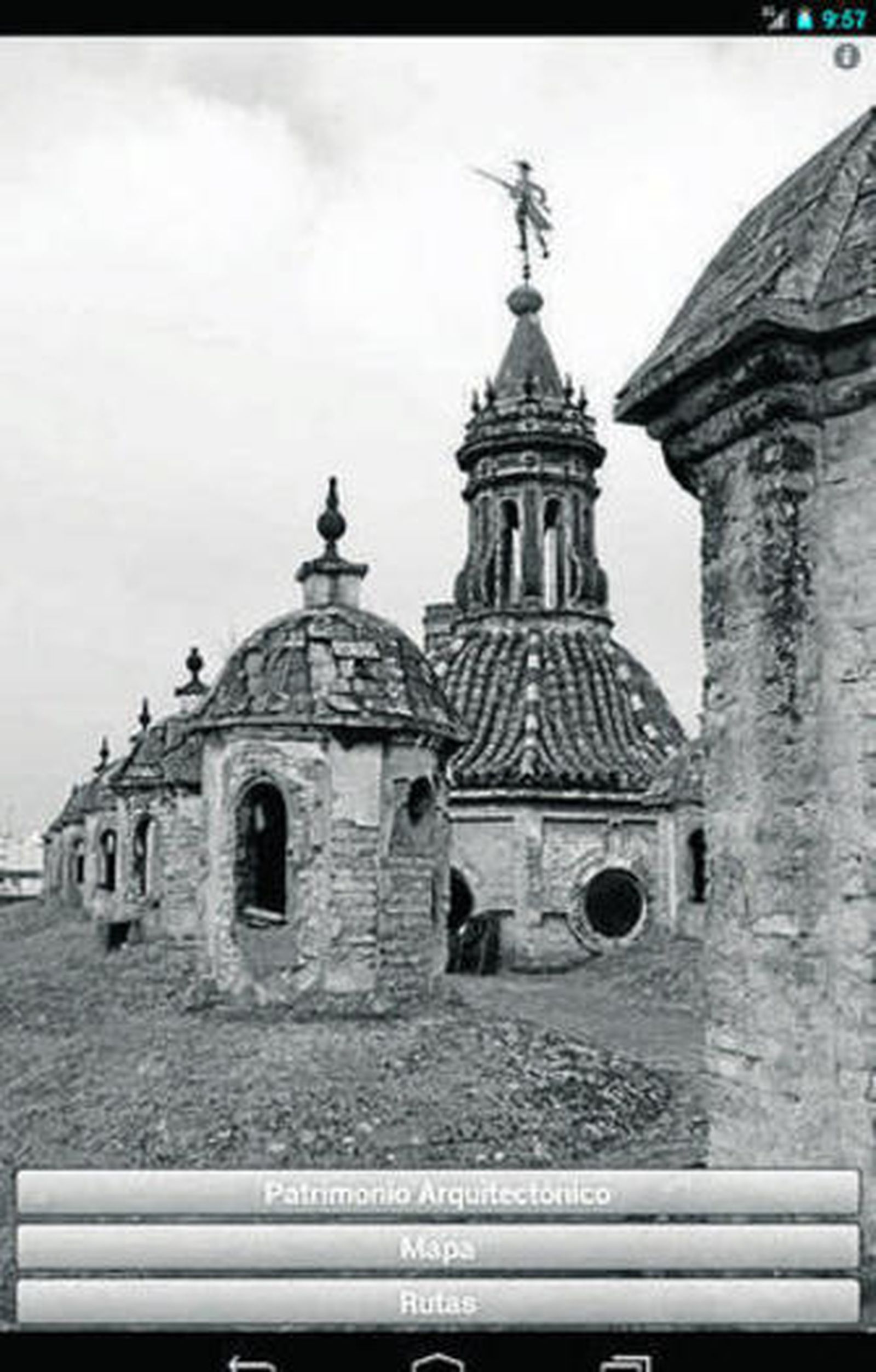 La aplicación recoge información e imágenes de 26 puntos de interés.