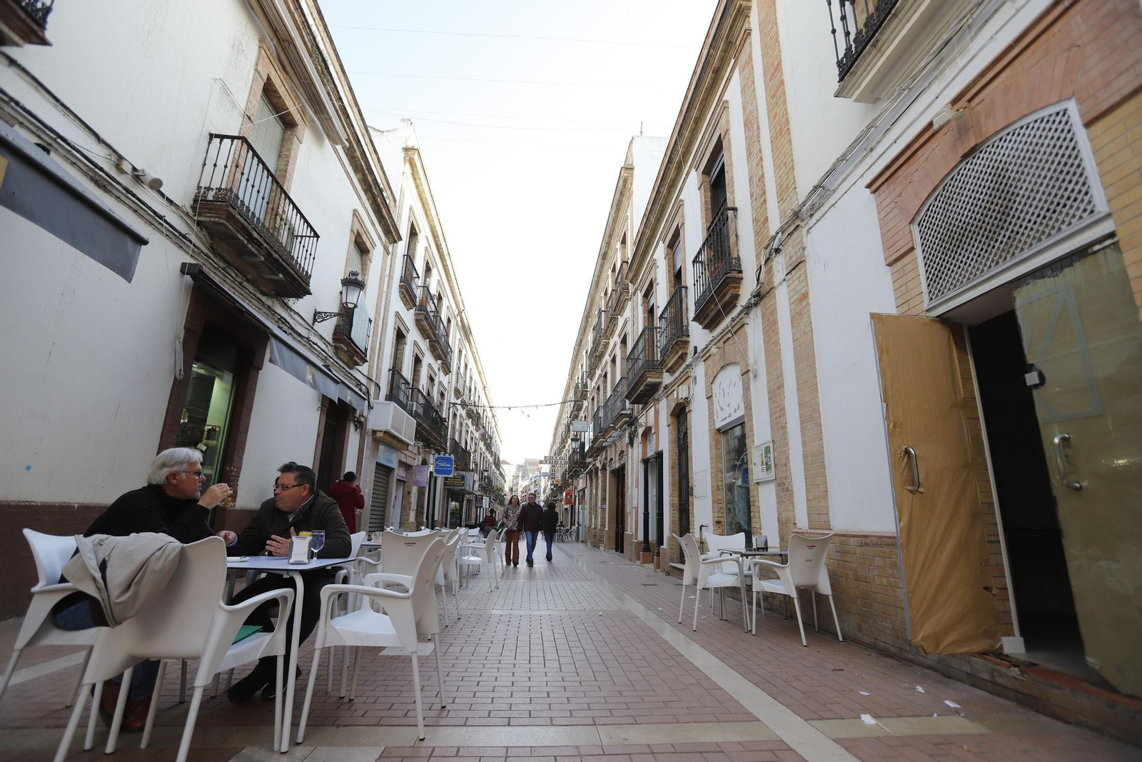 La calle Rábida de Huelva