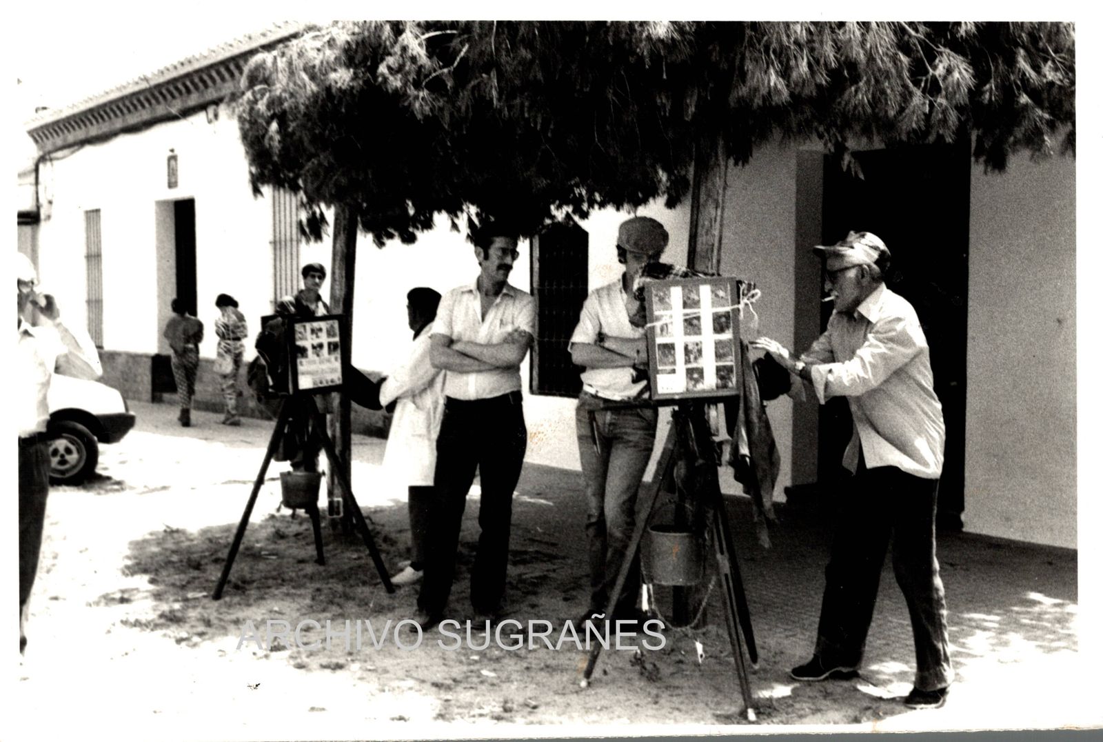 Los últimos fotógrafos minuteros en el Real del Rocío.
