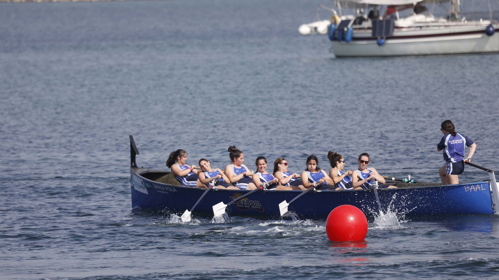 Las fotos de la segunda jornada del Campeonato de España de remo en banco fijo LLaut de La Línea