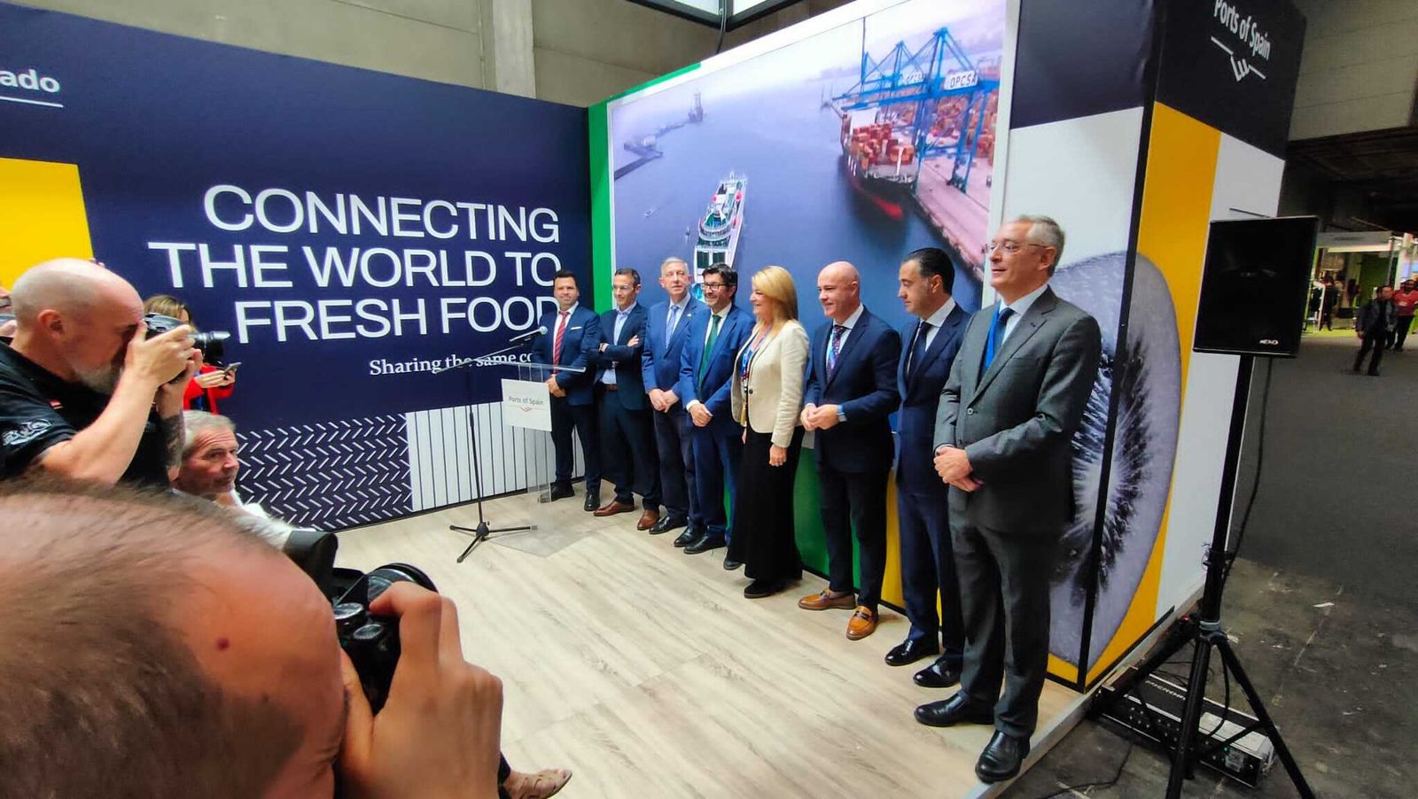 Presentación del Hub logístico de frío del Puerto de Huelva en Fruit Attraction 2022