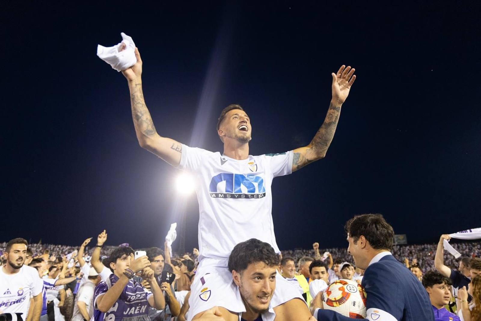 La celebración del Real Jaén.