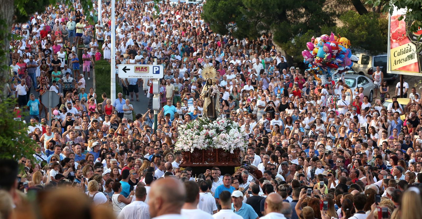 Procesión de la Virgen del Carmen en Punta Umbría