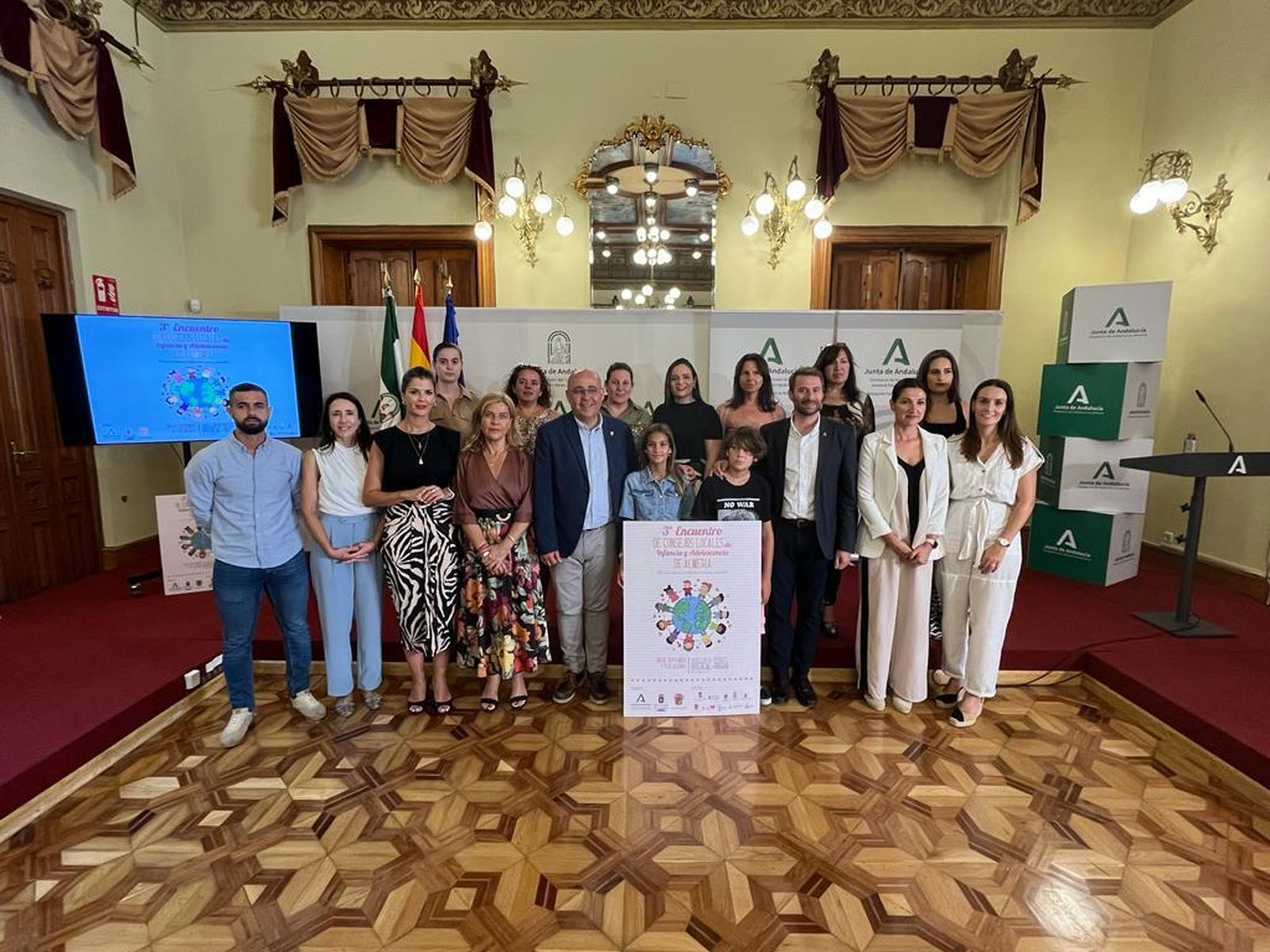 Presentación del cartel del Encuentro de Consejos Locales de Infancia y Adolescencia de Almería.
