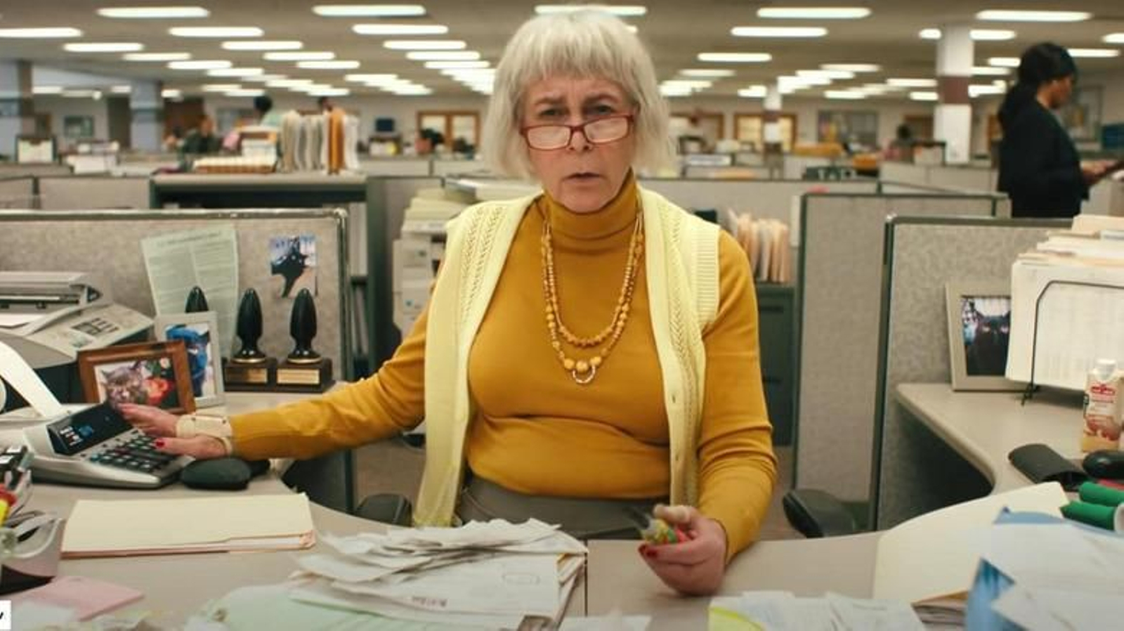 Jamie Lee Curtis en su oscarizado papel de 'Todo a la vez en todas partes' Jamie Lee Curtis en su oscarizado papel de 'Todo a la vez en todas partes'