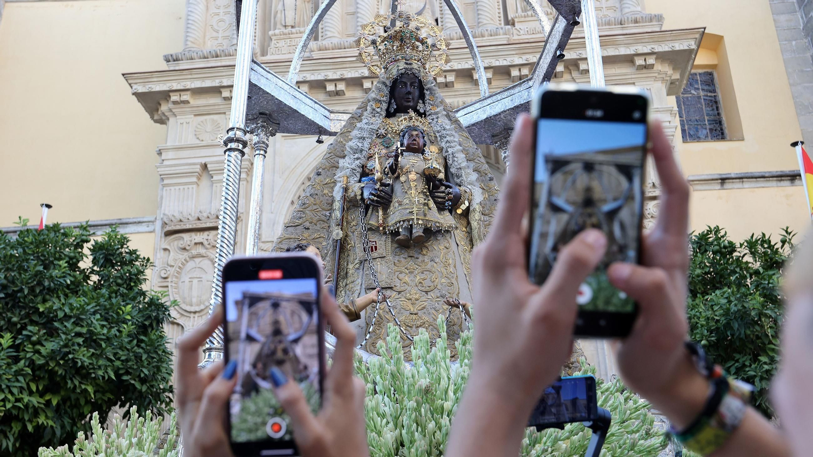 Nuestra Señora de la Merced, en la procesión del pasado año.