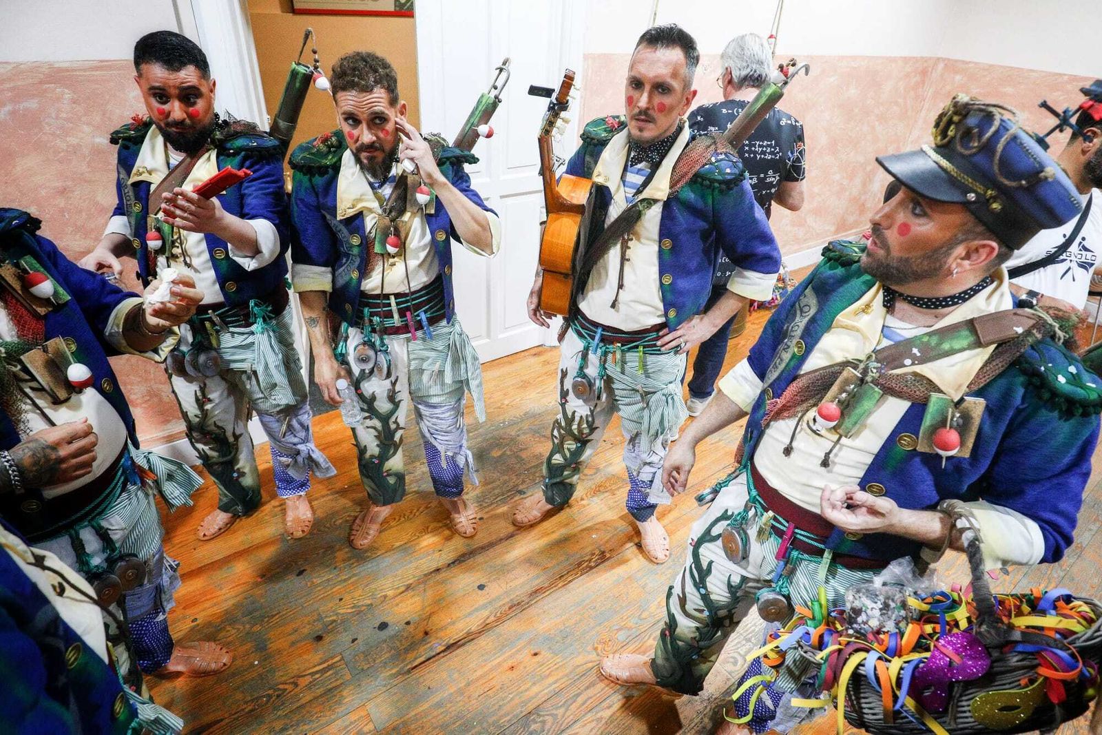 Ambiente en camerinos