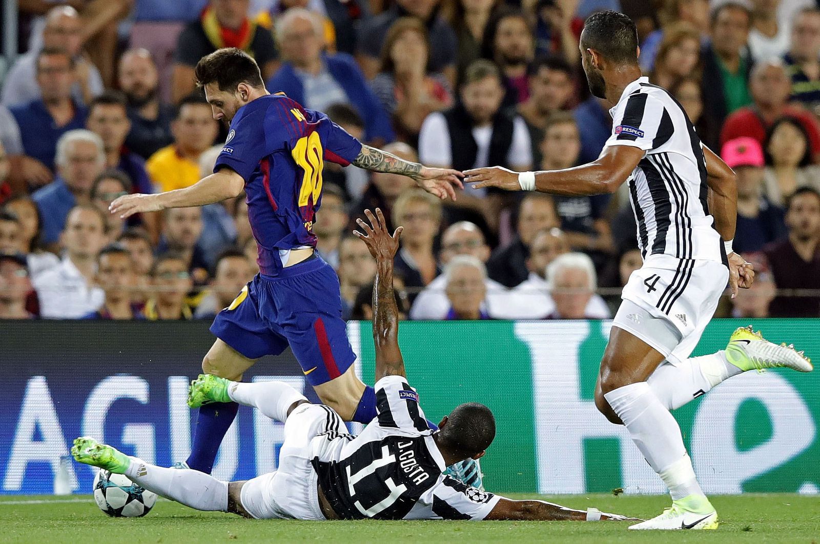 El Barcelona-Juventus, en imágenes