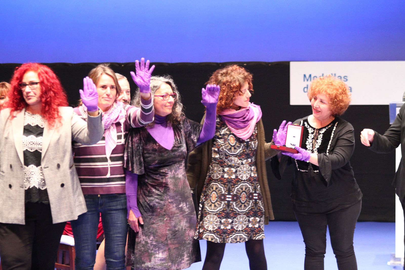 Imágenes de la entrega de las medallas de Huelva