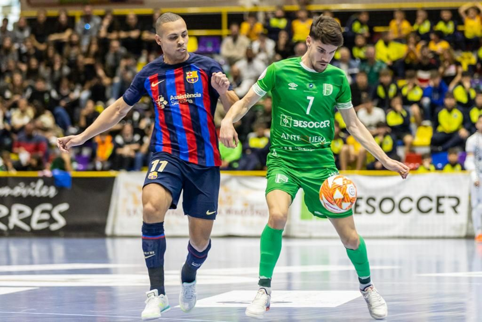 Imagen del BeSoccer UMA Antequera-Barcelona. Imagen del BeSoccer UMA Antequera-Barcelona.