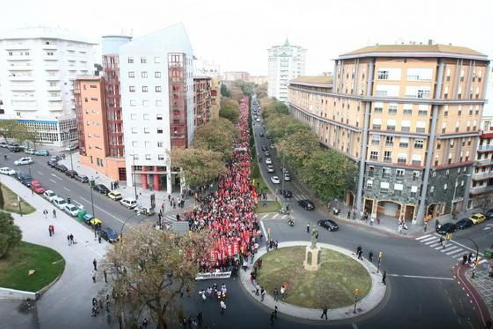 Las imágenes de la huelga general en Huelva