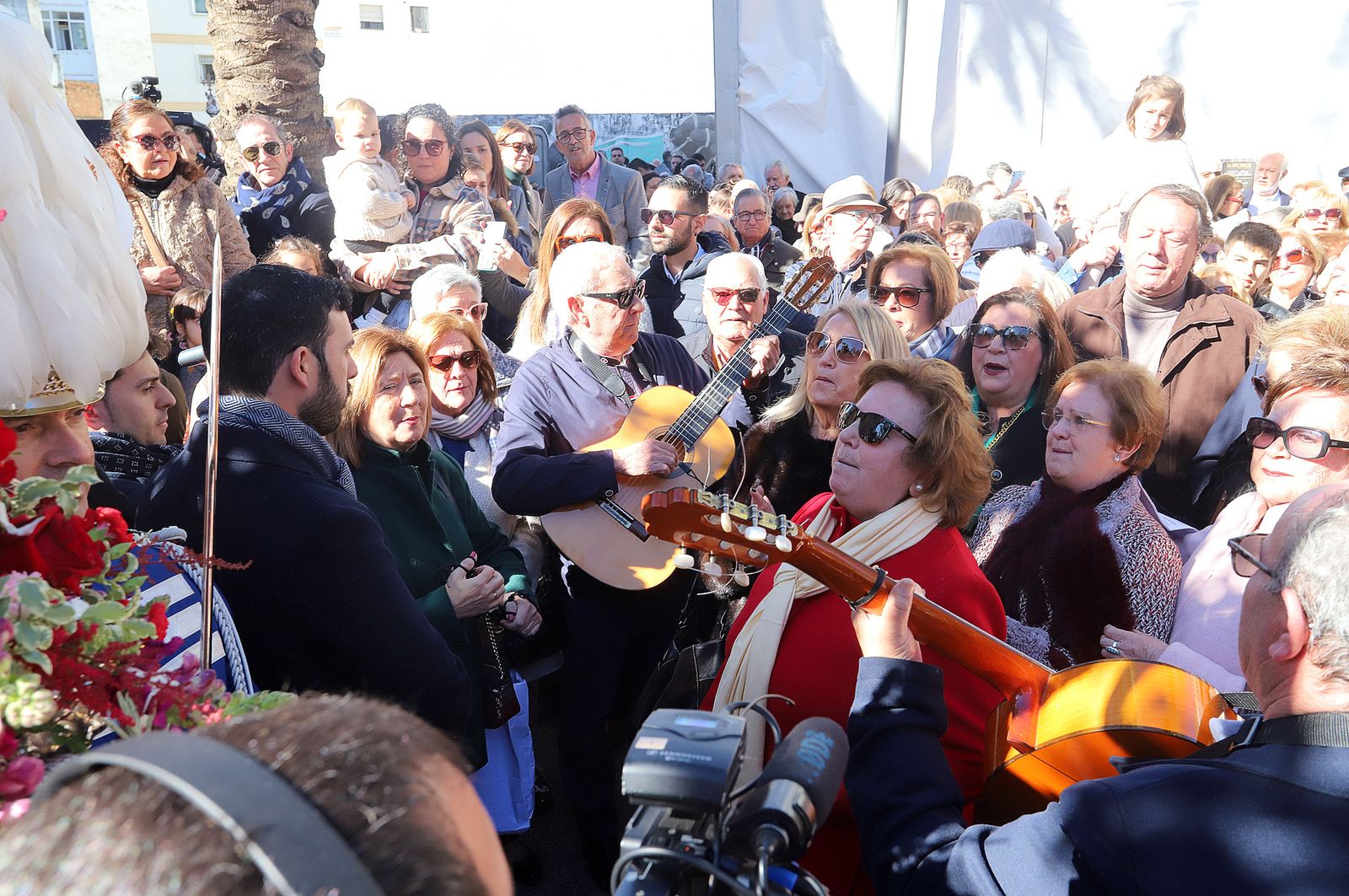Imágenes de la procesión de San Sebastián en Huelva