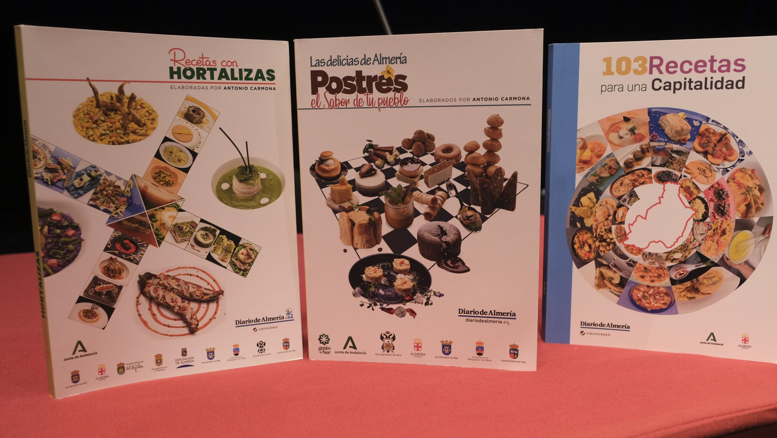 La presentación del libro de postres de Antonio Carmona, en imágenes