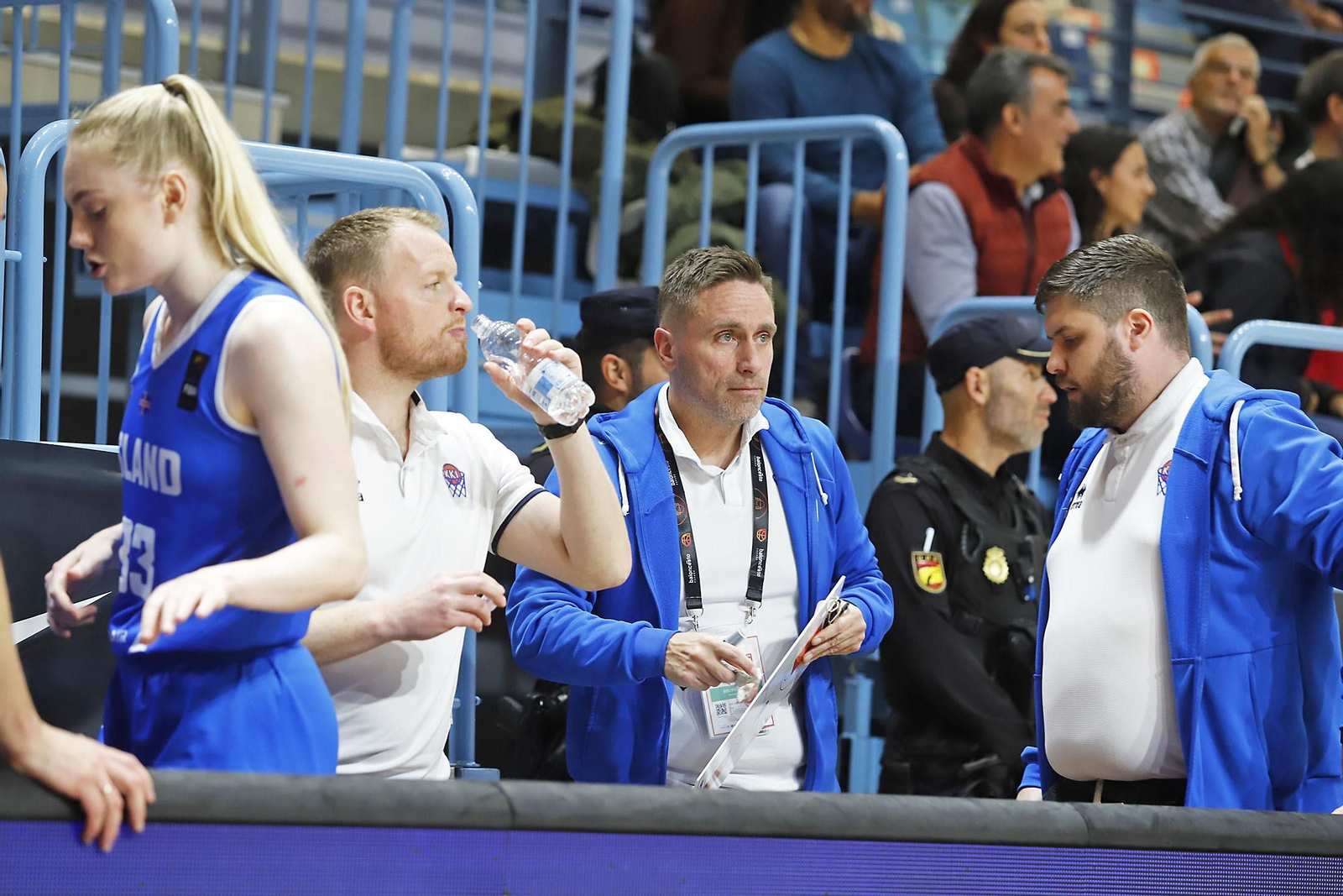 Imágenes del partido de la Selección Española femenina de baloncesto contra Islandia en Huelva
